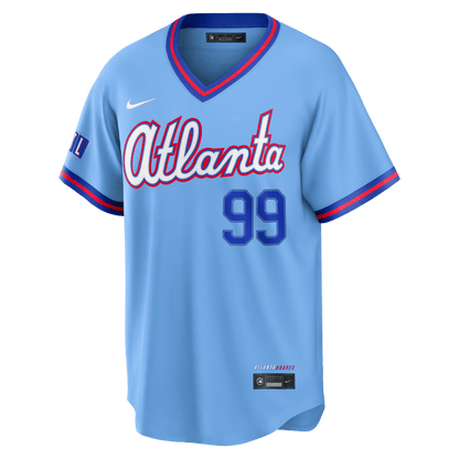Spencer Strider 99 Atlanta Braves 2026 City Connect Jersey - Men, Powder Blue