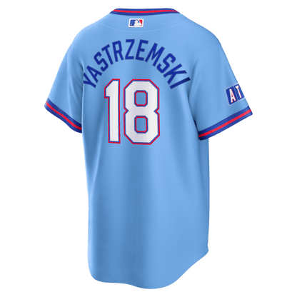 Mike Yastrzemski 18 Atlanta Braves 2026 City Connect Jersey - Men, Powder Blue