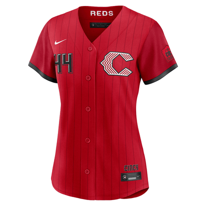 Elly De La Cruz 44 Cincinnati Reds Women's 2026 City Connect Jersey - Red
