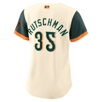 Adley Rutschman 35 Baltimore Orioles Women's 2026 City Connect Jersey - Cream