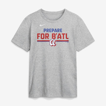 Atlanta Braves 2026 City Connect Stacked Team Phrase T-Shirt - Heather Gray