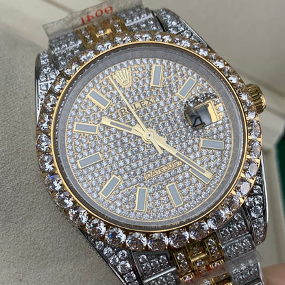 Diamond & Yellow Gold 41MM Watch
