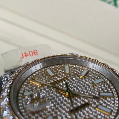 Diamond & Yellow Gold 41MM Watch