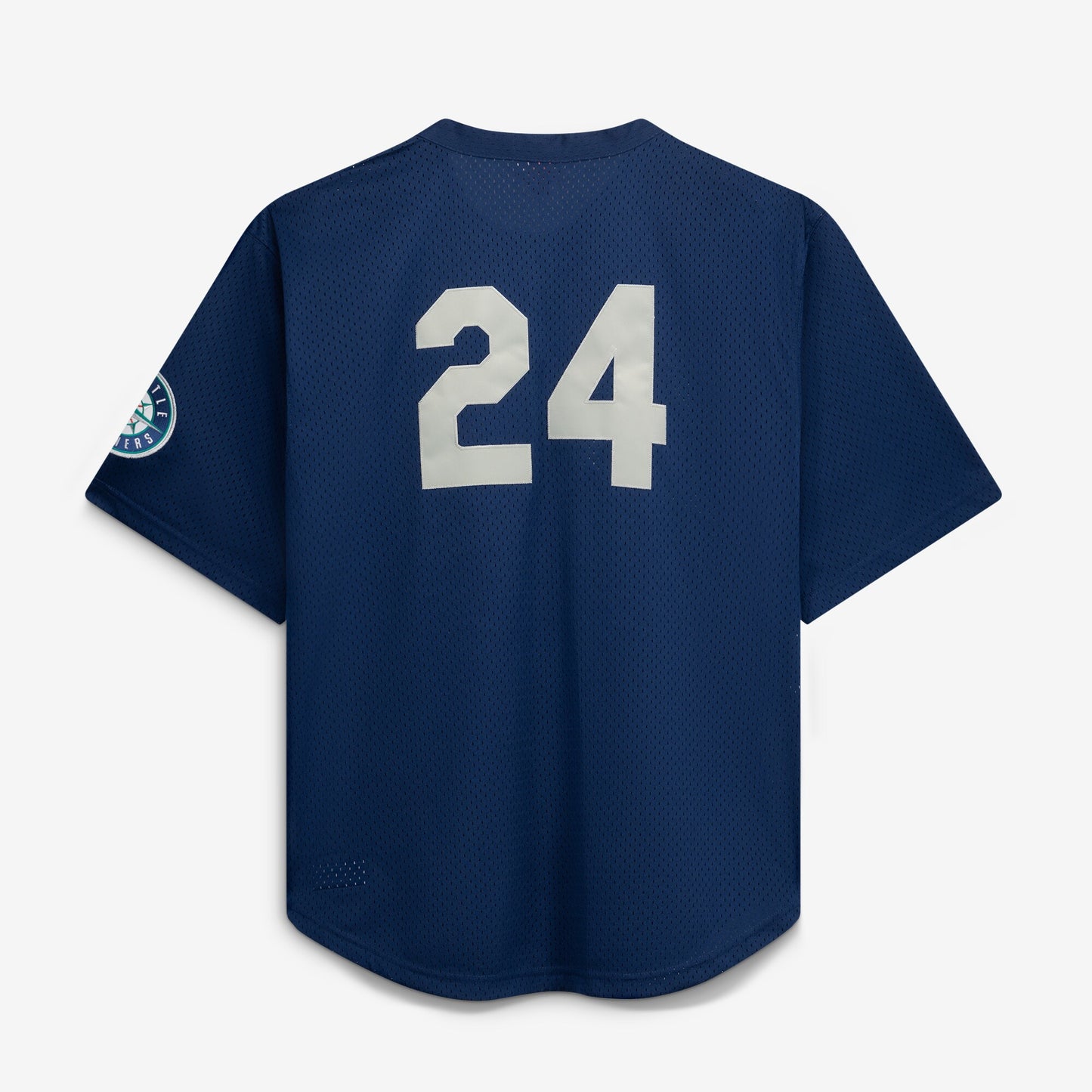 Seattle Mariners Mitchell &amp;amp; Ness Big &amp;amp; Tall Cooperstown Collection Mesh Batting Practice Jersey - Navy
