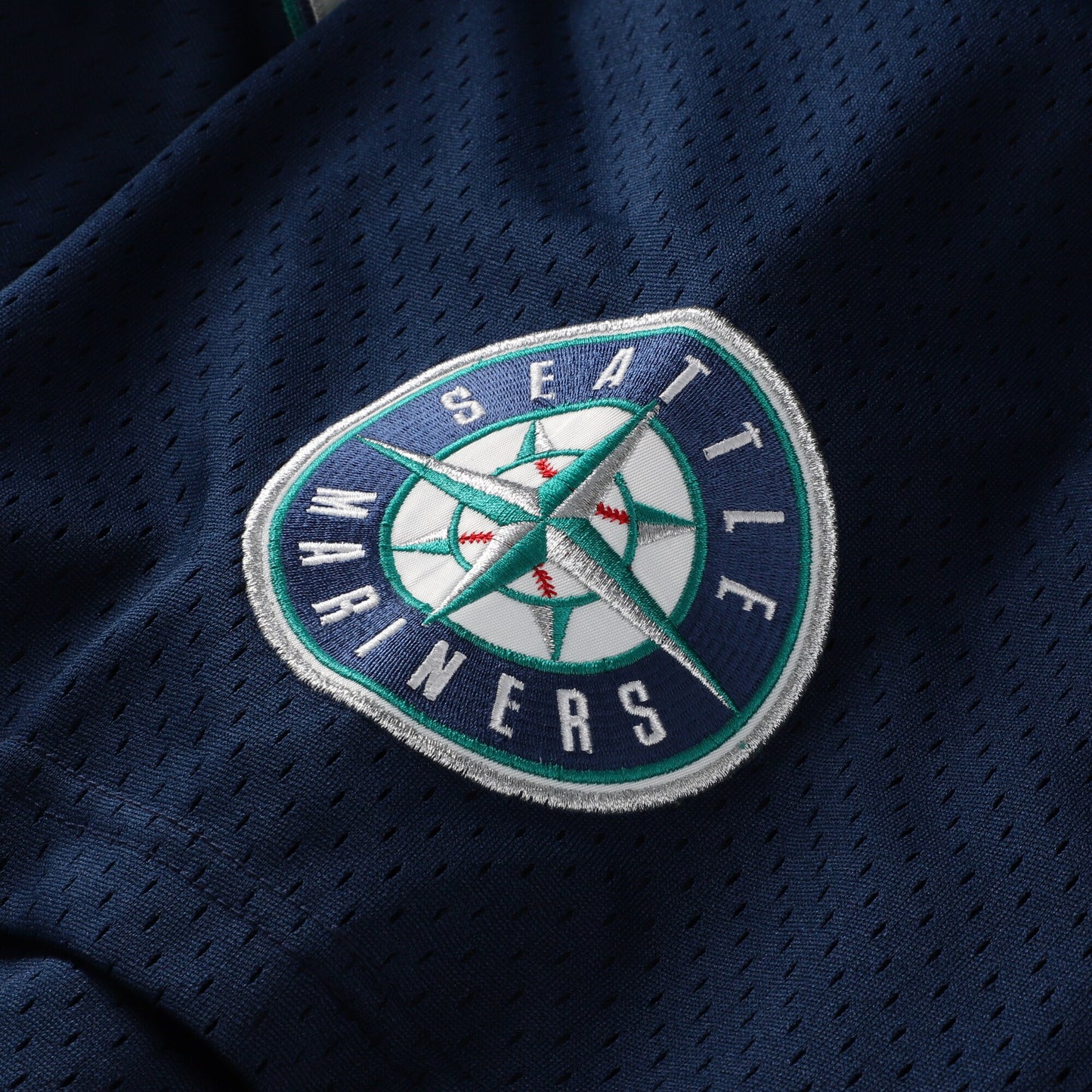 Seattle Mariners Mitchell &amp;amp; Ness Big &amp;amp; Tall Cooperstown Collection Mesh Batting Practice Jersey - Navy