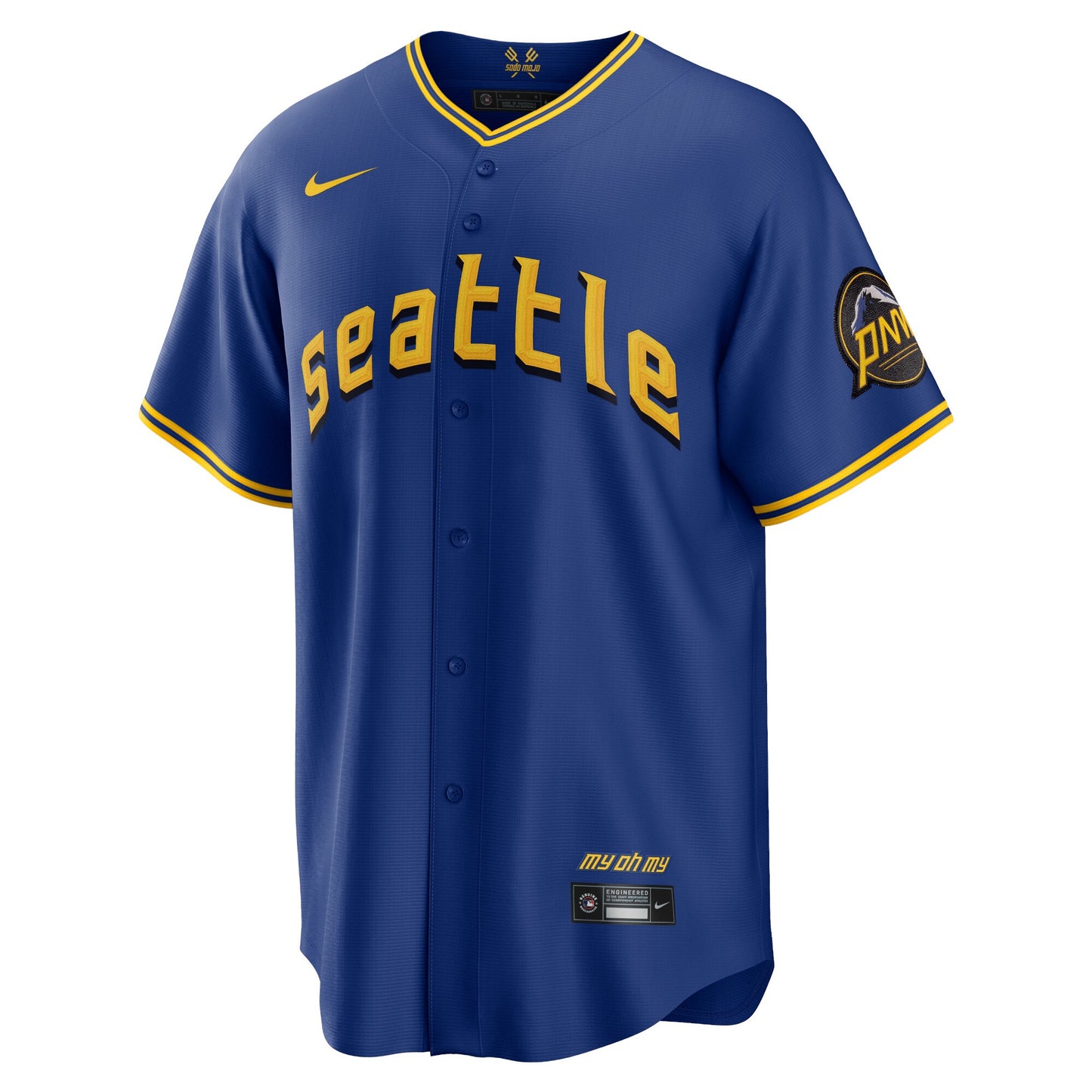 Seattle Mariners Nike City Connect Replica Jersey - Royal