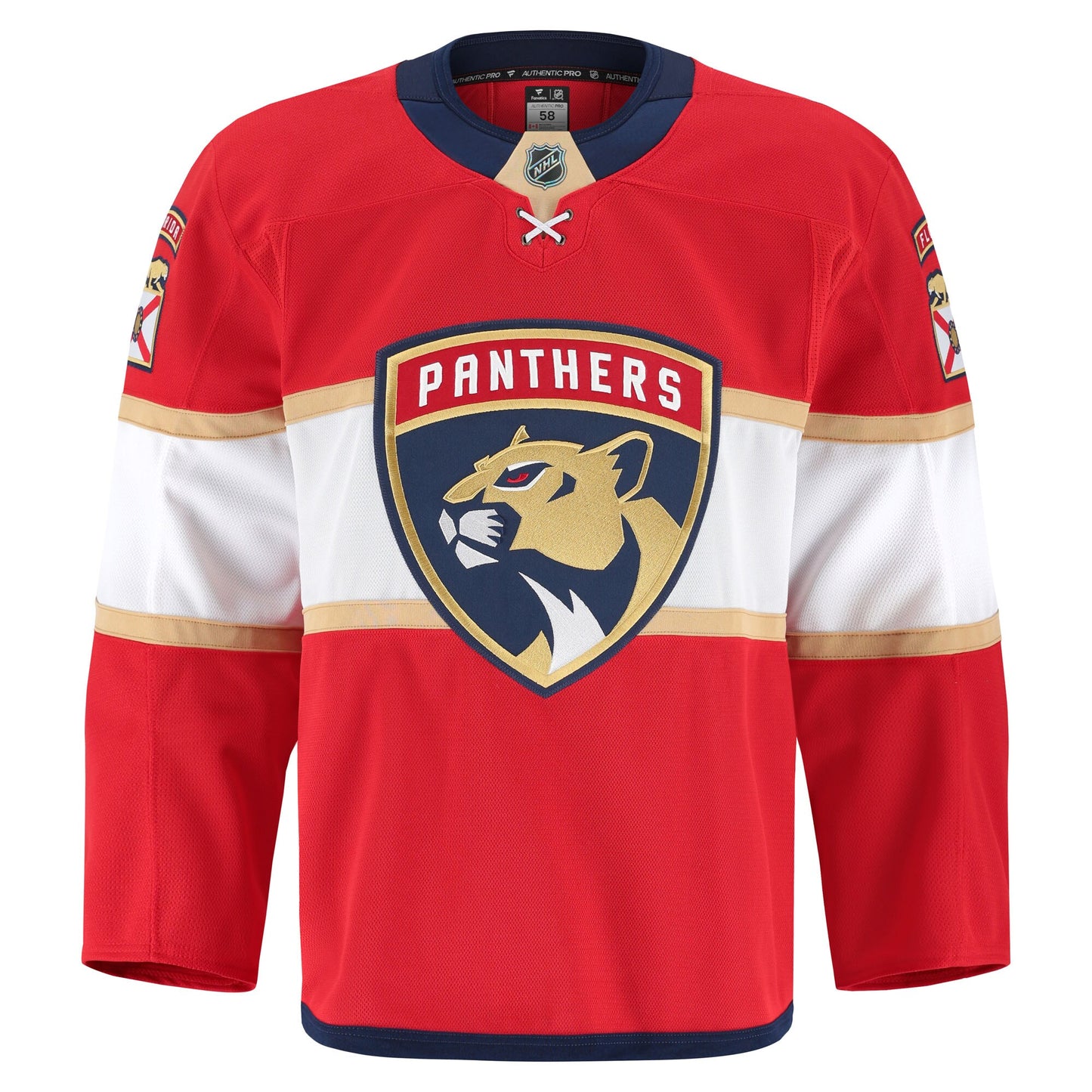 Florida Panthers Fanatics Home Authentic Pro Jersey - Red