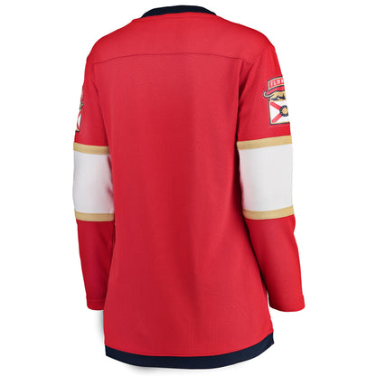 Florida Panthers Fanatics Women's Home Breakaway Jersey - Red