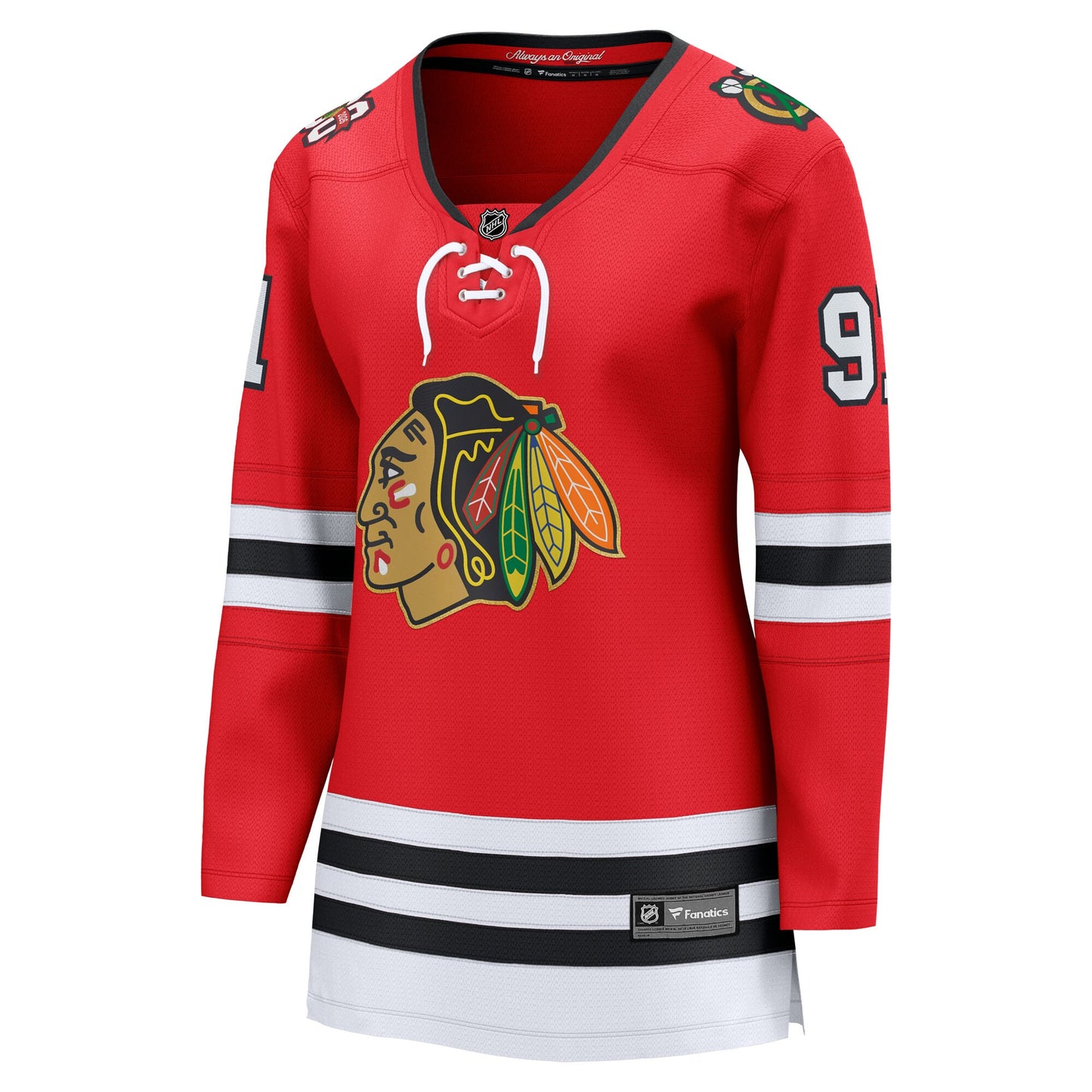 Frank Nazar Chicago Blackhawks Fanatics Women's Centennial Breakaway Player Jersey - Red