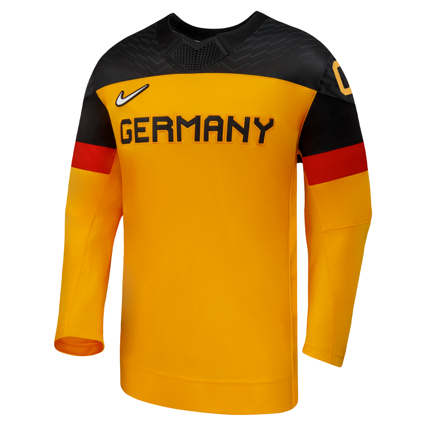Germany Hockey Nike 2026 Away Replica Custom Jersey - Gold