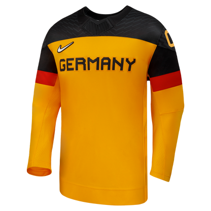 Germany Hockey Nike 2026 Away Replica Custom Jersey - Gold
