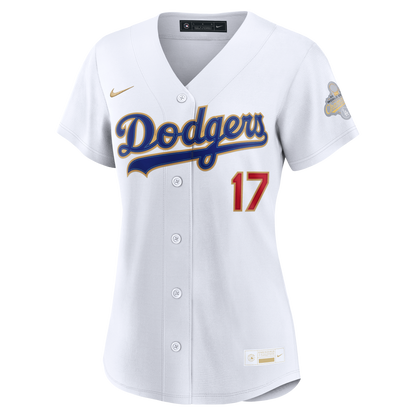 Shohei Ohtani Los Angeles Dodgers Nike Women's 2026 Gold Collection Stadium Jersey - White