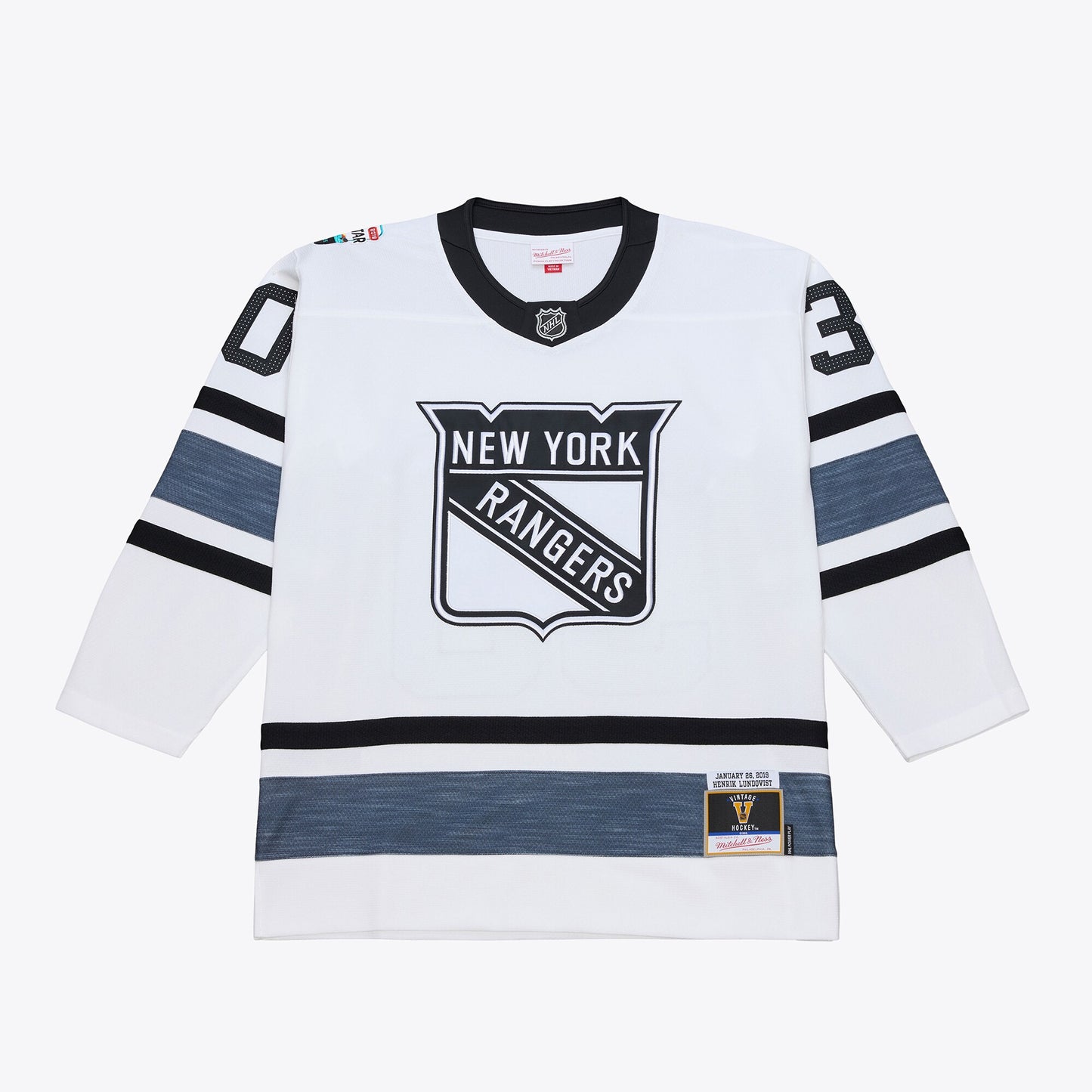 Henrik Lundqvist Mitchell &amp;amp; Ness 2019 All-Star Game Power Play Jersey - White