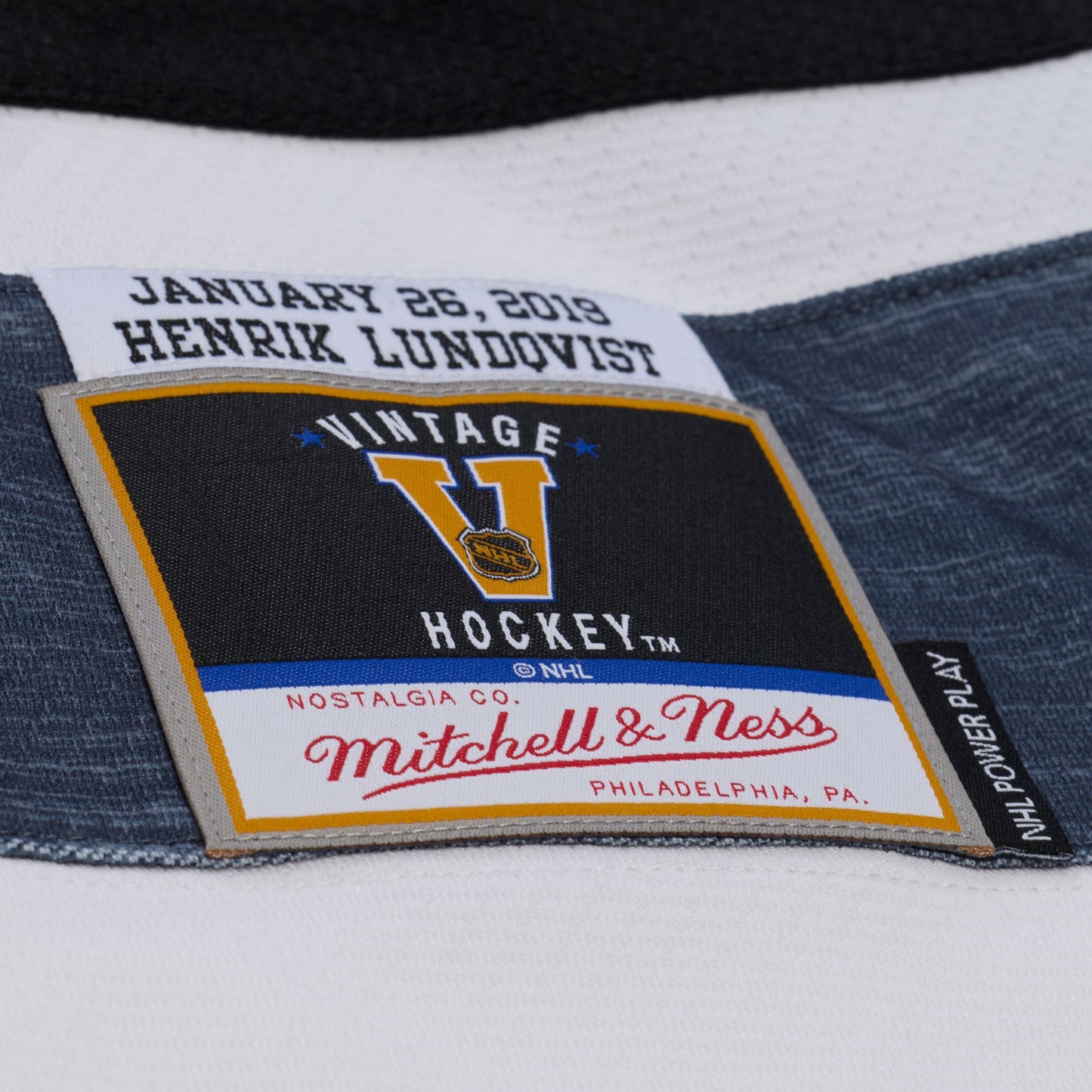 Henrik Lundqvist Mitchell &amp;amp; Ness 2019 All-Star Game Power Play Jersey - White