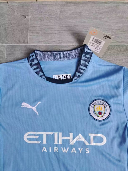 KIDS Manchester City FC 2024/25 Home Stadium Kit Set (Kids/Youth)