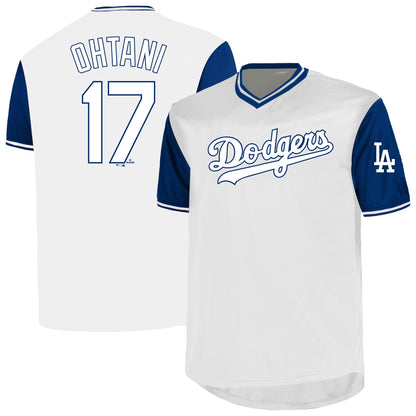 Shohei Ohtani Los Angeles Dodgers Profile Big &amp;amp; Tall Name &amp;amp; Number Jersey - White