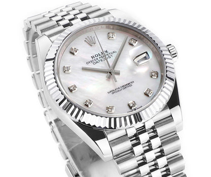MOP Stainless Steel 41MM Watch