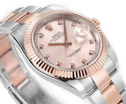 Pink Gold & Stainless Steel 41MM Watch