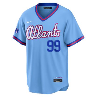 Spencer Strider Atlanta Braves Nike 2026 City Connect Stadium Jersey - Powder Blue