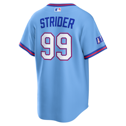 Spencer Strider Atlanta Braves Nike 2026 City Connect Stadium Jersey - Powder Blue
