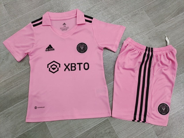 KIDS Inter Miami CF 2023/24 Home Football Kit Set (Jersey + Shorts)