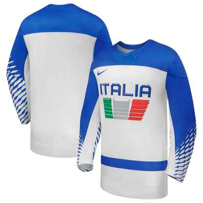 Italy Hockey Nike 2026 Away Replica Jersey - White