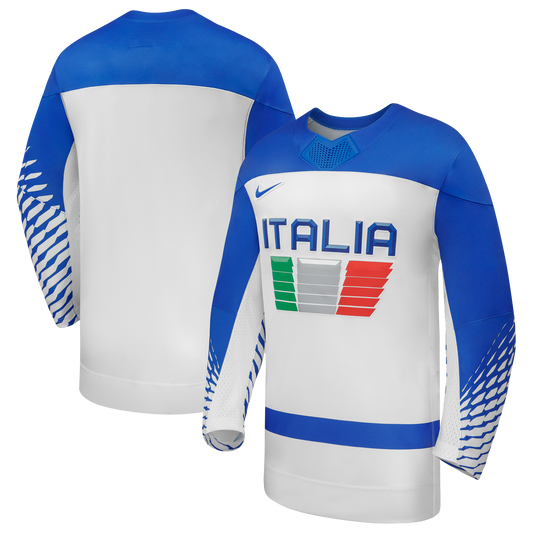 Italy Hockey Nike 2026 Away Replica Jersey - White