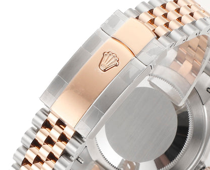 MOP Rose Gold & Steel 41MM Watch