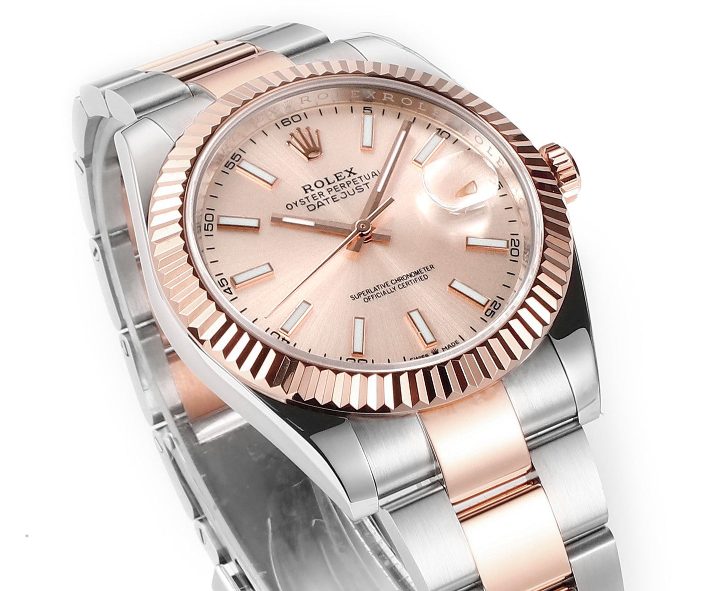 Rose Gold and Stainless Steel 41MM Watch
