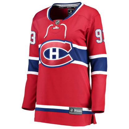 Ivan Demidov Montreal Canadiens Fanatics Women's Home Breakaway Player Jersey - Red