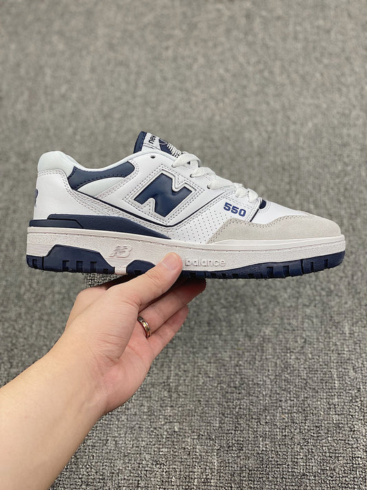 New Balance 550 White Navy Grey