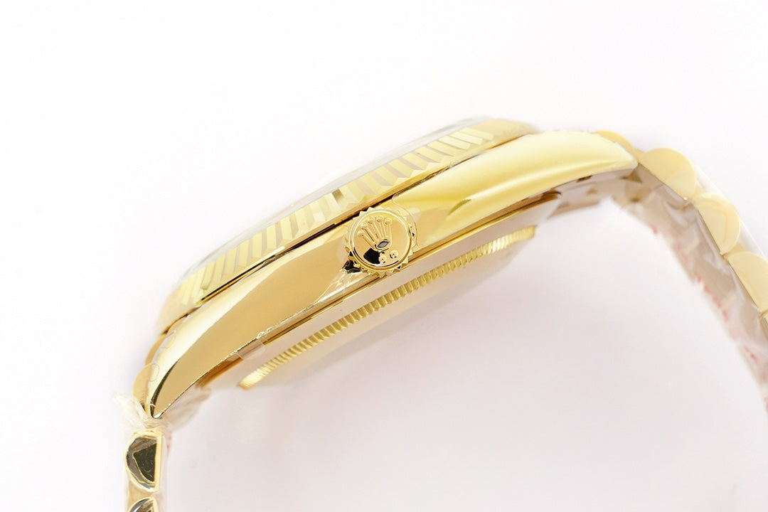 Yellow Gold & Green 40MM Watch