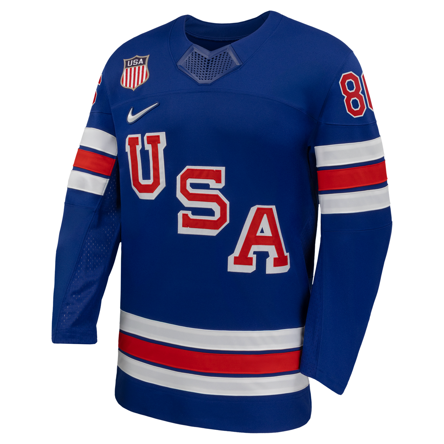 Jack Hughes Nike US Hockey 2026 Home Replica Jersey - Royal