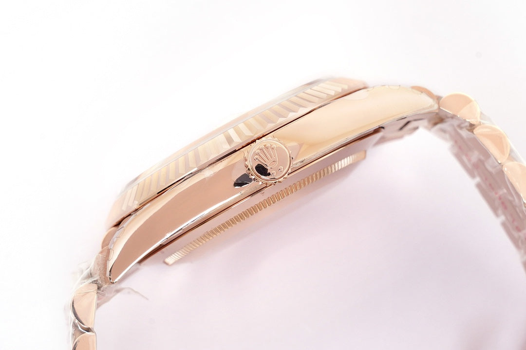 Olive Green & Rose Gold 40MM Watch
