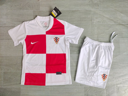 KIDS Nike Croatia National Team Home Kids' Football Kit (Jersey + Shorts Set)