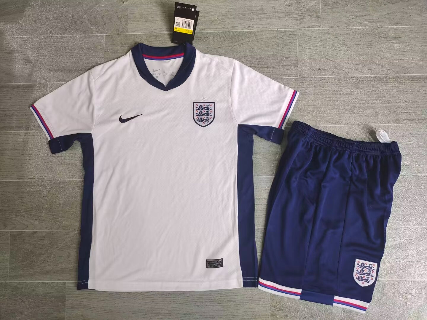 KIDS England National Team 2024/25 Home Football Kit Set (Jersey + Shorts)