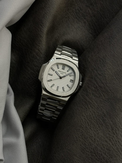 Steel White 40mm Watch