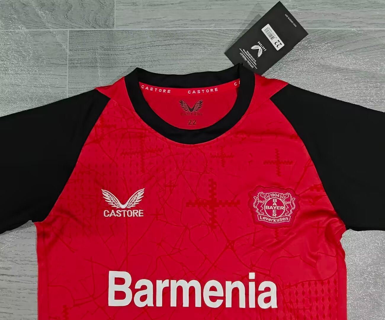 KIDS Castore Bayer 04 Leverkusen Kids' Home Football Kit (Jersey + Shorts Set)