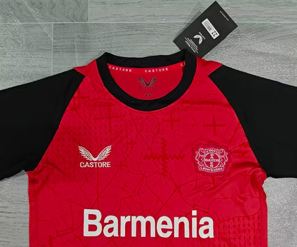 KIDS Castore Bayer 04 Leverkusen Kids' Home Football Kit (Jersey + Shorts Set)