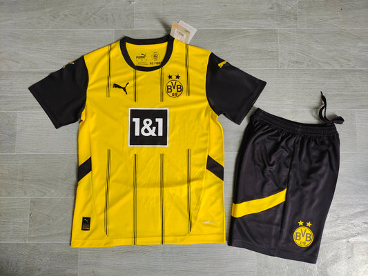 KIDS Borussia Dortmund 2024/25 Home Kids Football Kit (Jersey + Shorts)