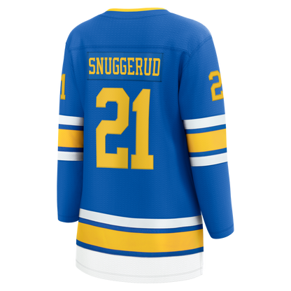 Jimmy Snuggerud St. Louis Blues Fanatics Women's Home Breakaway Jersey - Blue
