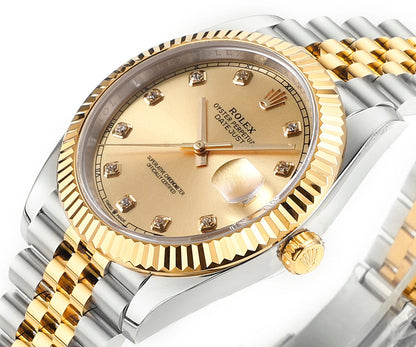 Champagne Swarovski Diamond 41MM Watch