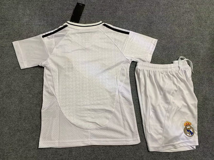 KIDS adidas Real Madrid 24/25 Home Kids' Football Kit (Jersey + Shorts Set)