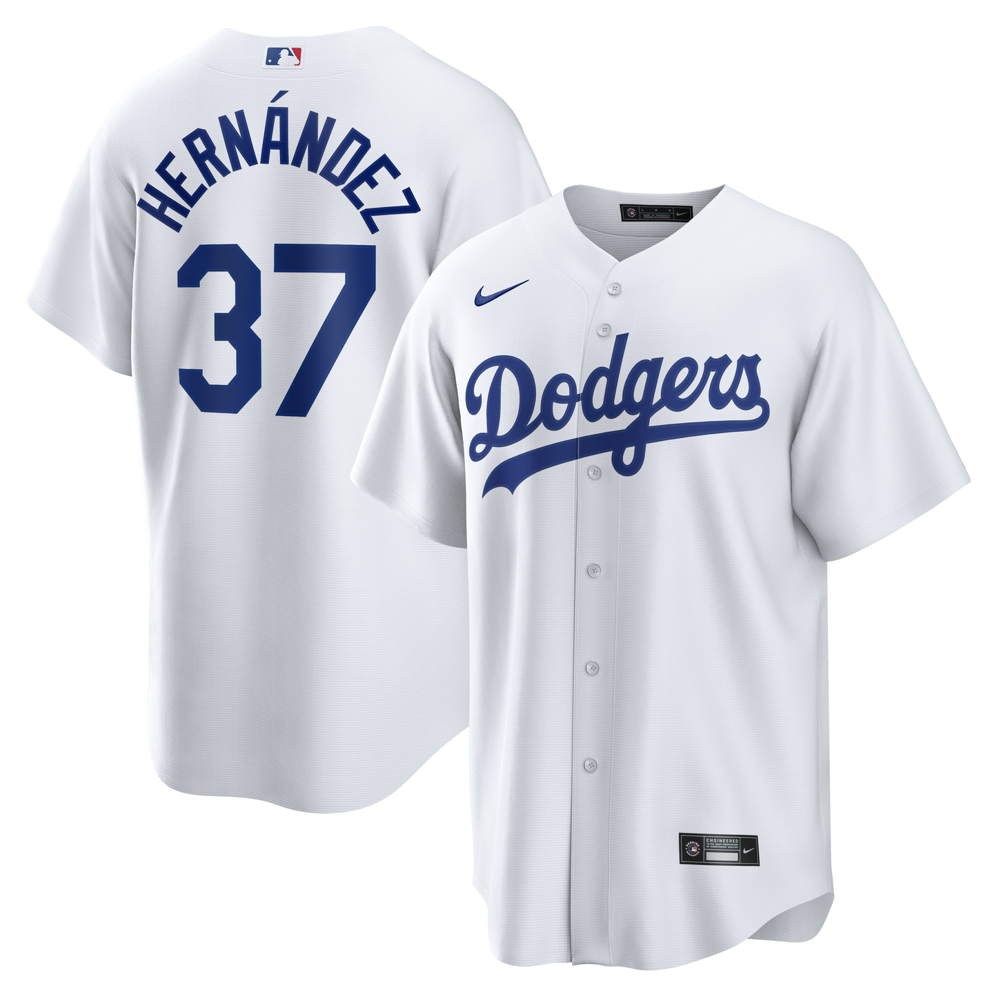 Teoscar Hernández Los Angeles Dodgers Nike Home Replica Jersey - White