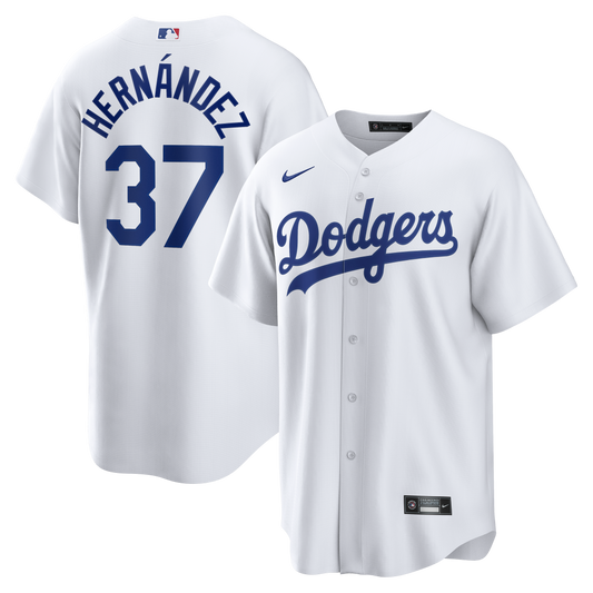 Teoscar Hernández Los Angeles Dodgers Nike Home Replica Jersey - White