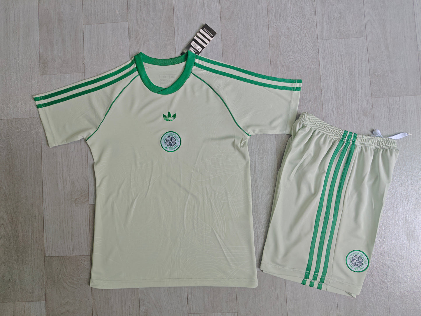 KIDS Celtic FC Retro Special Edition Kit (Jersey & Shorts Set)