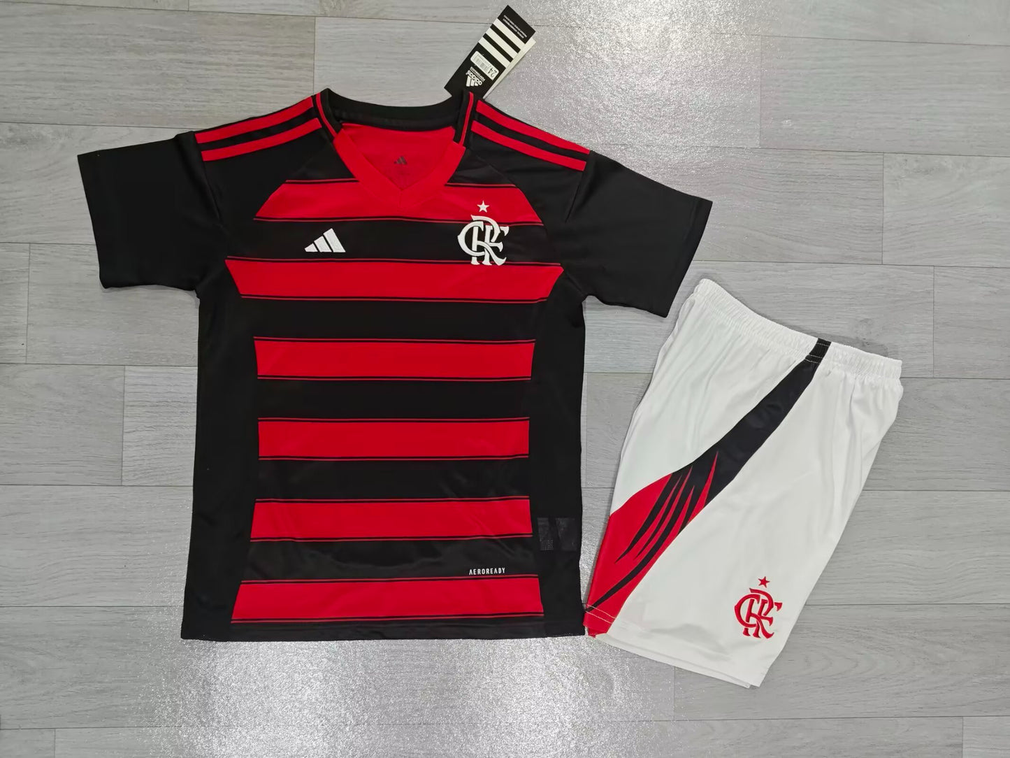 KIDS CR Flamengo Home Kit (Jersey & Shorts Set)