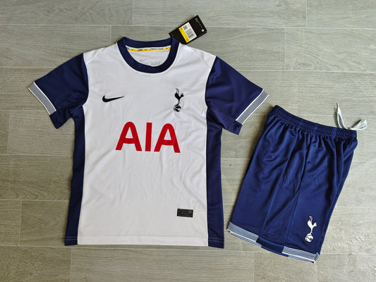 KIDS Tottenham Hotspur 2024/25 Home Football Kit Set (Jersey + Shorts)