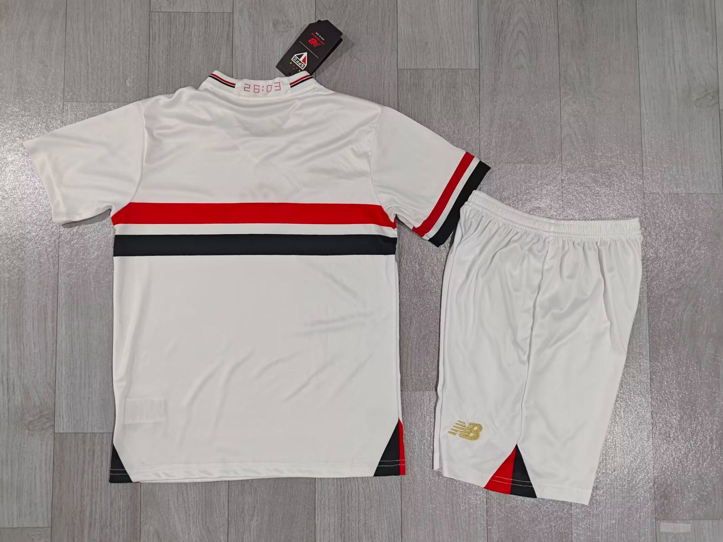 KIDS São Paulo FC Home Kit (Jersey & Shorts Set)