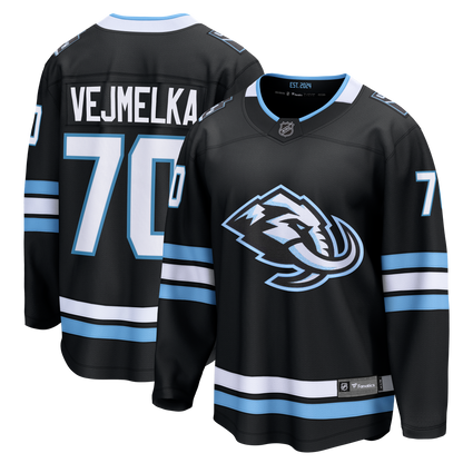 Karel Vejmelka Utah Mammoth Fanatics Home Breakaway Jersey - Black